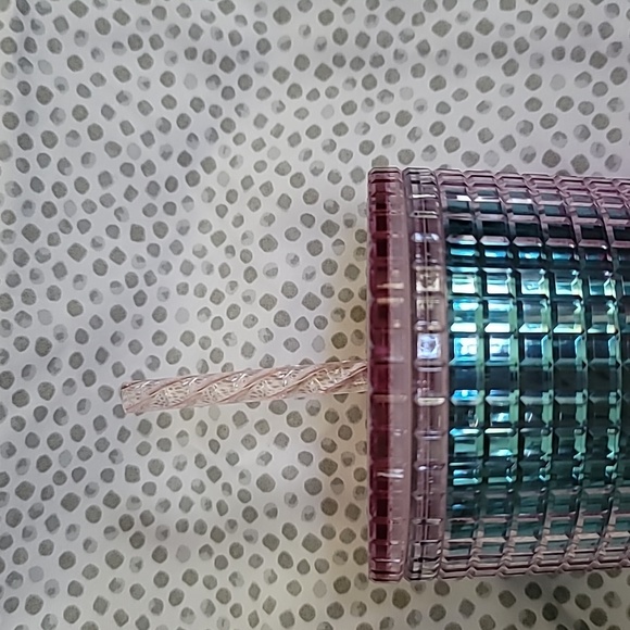 Starbucks | Pink Blue Grid Spring 2021 Tumbler NWT - Picture 3 of 4